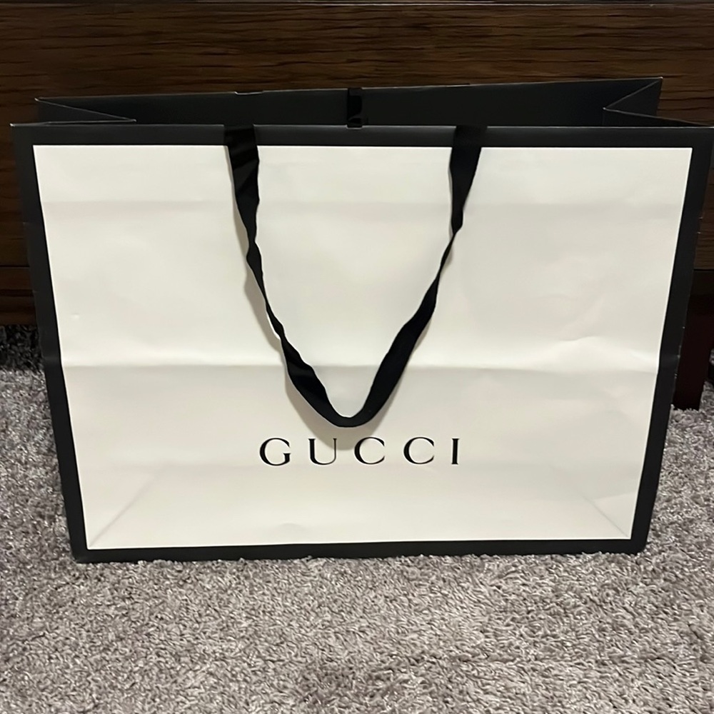 Authentic Gucci Shopping Bag Large Authentic Gucci Shopping Bag Large
